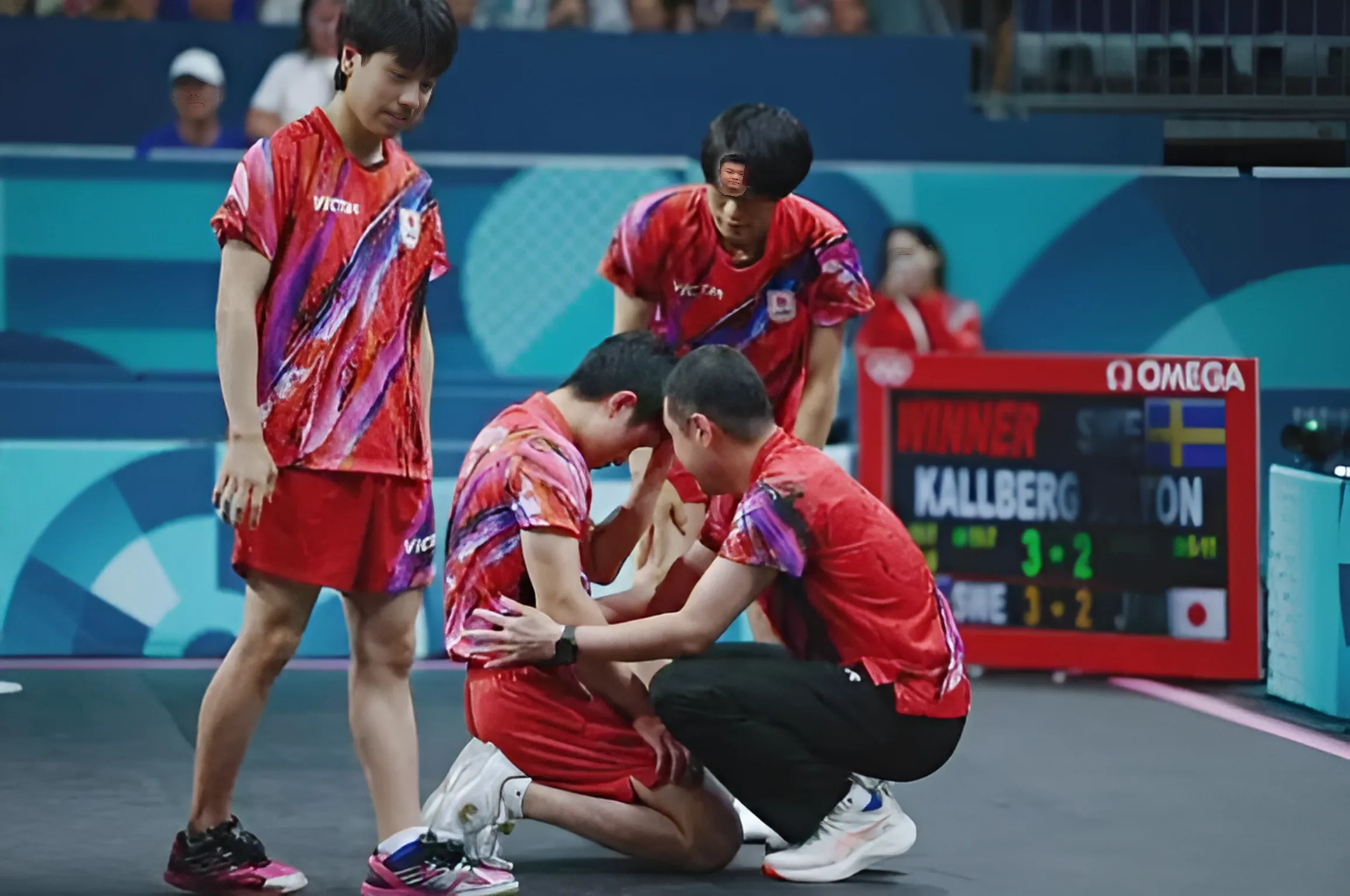 日本队完胜瑞典队，樊振东刷新纪录